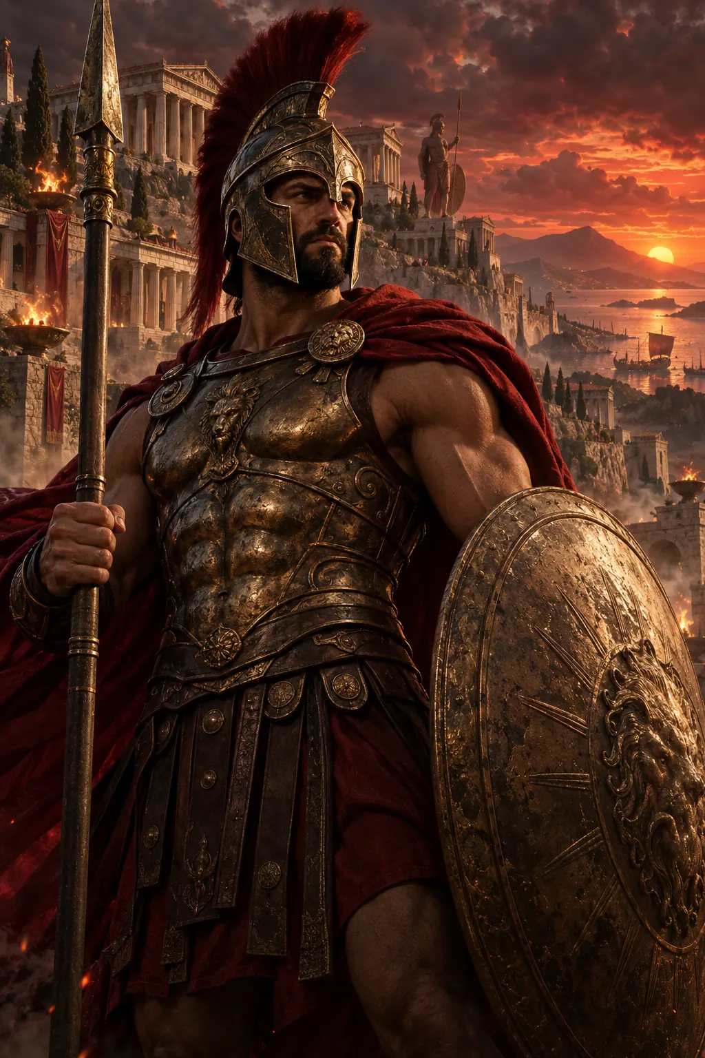 Portrait of Ares, God of War