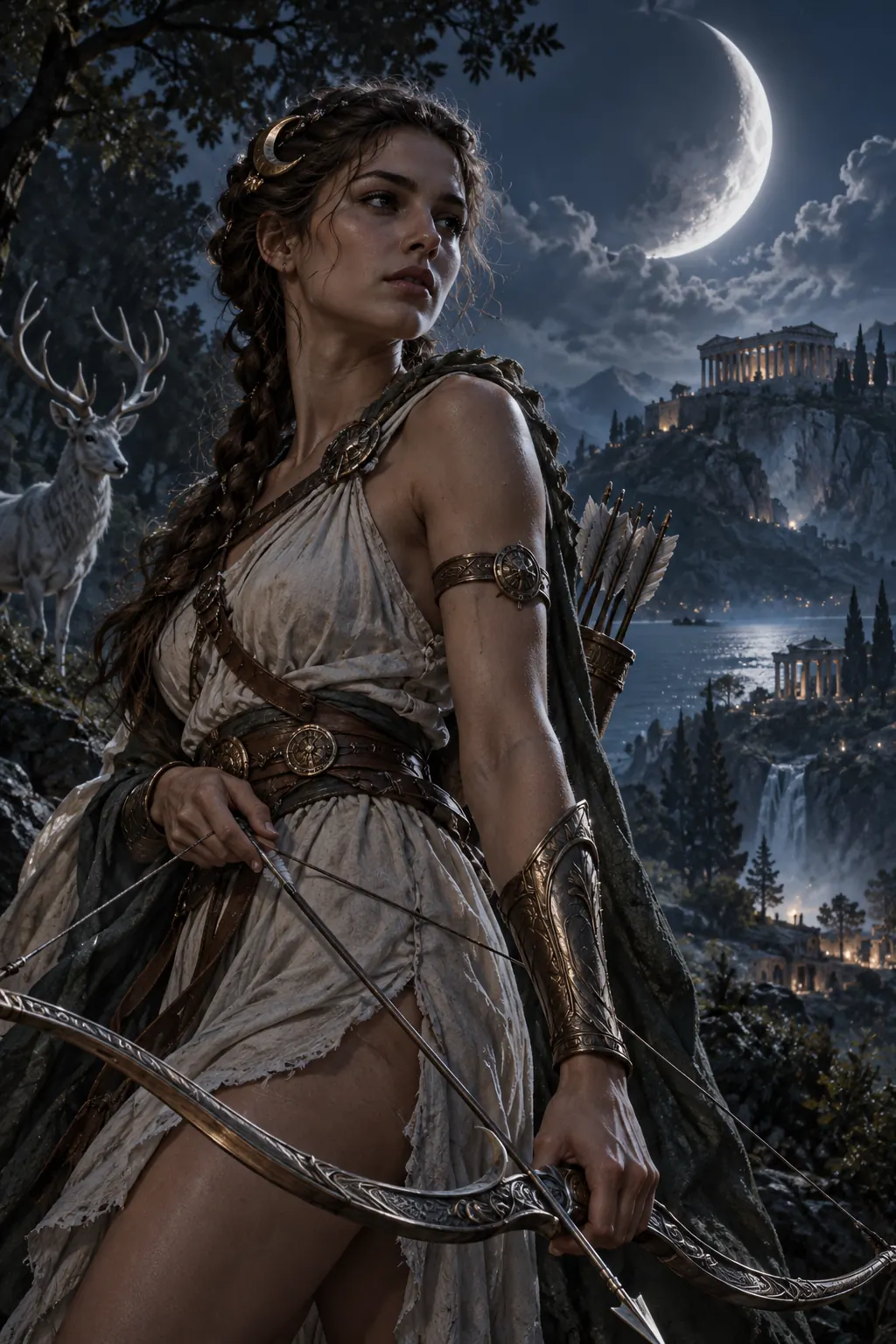 Portrait of Artemis, Huntress of the Moon